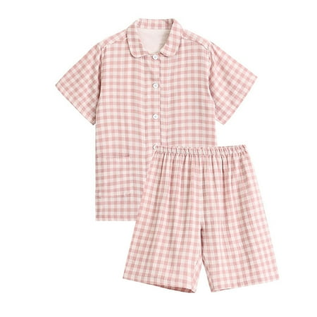 

ZyeKqe Womens Short Pajama Suits Button down Lapel Short Sleeve Shirts with Shorts 2 Piece Sleepwear Sets