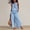 Sky Blue women two piece set a1, variant on BRELIL Women Sleeveless Peplum Top Wide Leg Pants Two Piece Set Casual Boho Beach Loose Matching Outfits Solid Summer Vacation Travel Lounge Tracksuit, Wine M