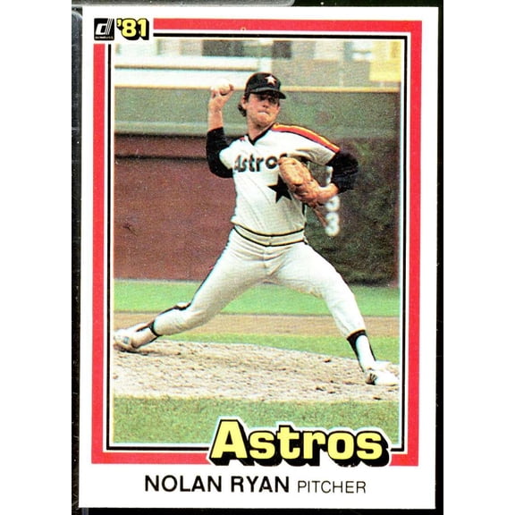 Nolan Ryan Card 1981 Donruss #260