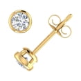 thumbnail image 2 of 1/3 Carat Diamond Stud Earrings in 14K Yellow Gold (SI1-SI2 Clarity), 2 of 4