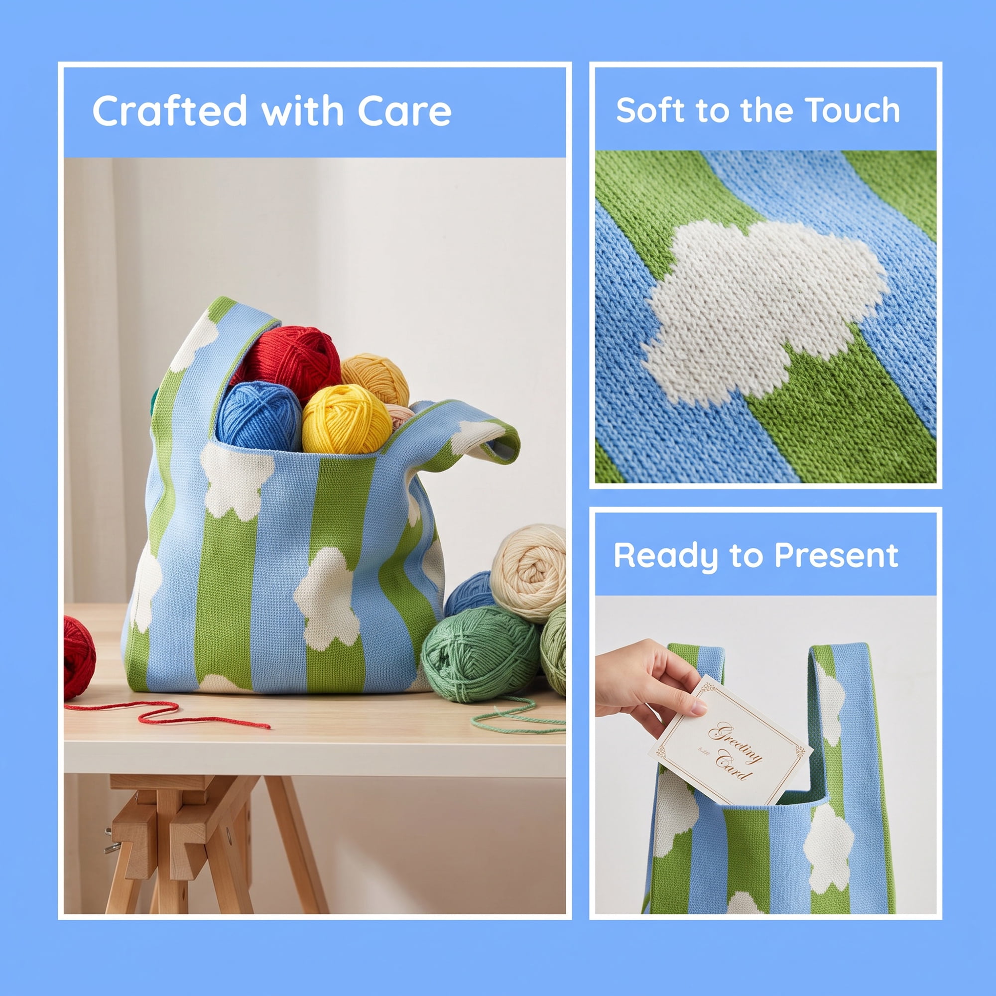 Unique Bargains Cute Cartoon Gift Bags with Handles for Parties 7.5" x 13.4" Multicolor