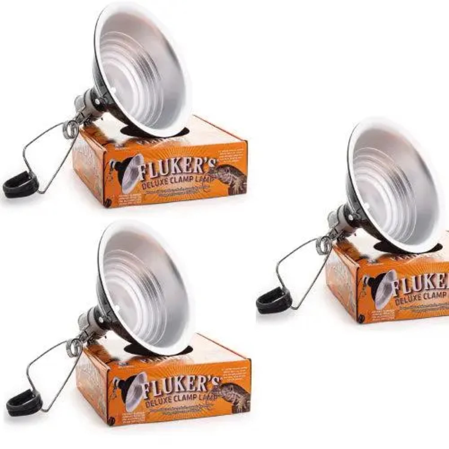 Fluker's Ceramic Clamp Lamp with Switch 8.5 in 150Watt