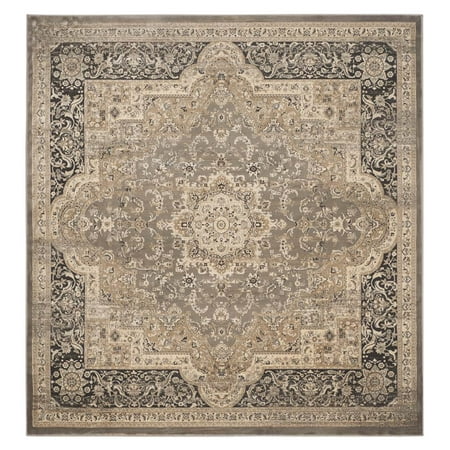 Safavieh Vintage Collection Vtg574d Traditional Oriental Medallion Safavieh Vintage Collection Vtg574d Traditional Oriental Medallion Taupe And Black Square Area Rug 6