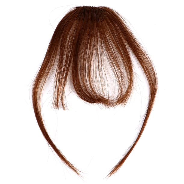 Clip in Hair Flequillo Flequillo Flequillo Extensiones de cabello Clip recto en flequillo Postizo