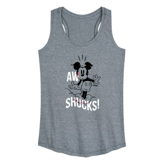 Disney - Mickey & Friends - Aw Shucks - Mickey Solo - Women's Racerback Tank Top