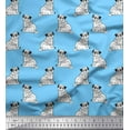 thumbnail image 1 of Soimoi Cotton Duck Fabric Pug Dog Decor Fabric Printed Yard 56 Inch Wide, 1 of 3