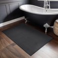 thumbnail image 2 of Beverly Rug Fluffy Modern Ultra Soft Plush Non Slip Easy Shag Indoor Area Rug Dark Gray 2x3, 2 of 9