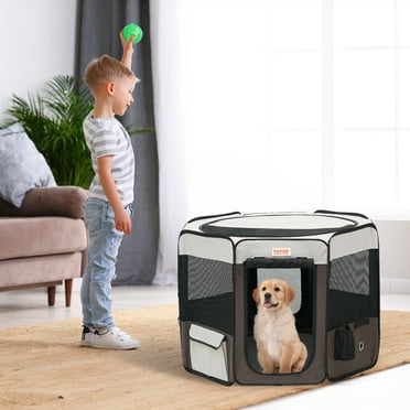 BENTISM Foldable Pet Playpen 36 inch Portable Dog Playpen Crate Kennel for Cat