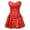 Red, variant on JINMGG 2025 Womens Plus Size $5 Women Leather Tights Underwear Bodysuit Nightdress