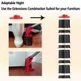 thumbnail image 6 of VORFOR Furniture Mover Lifter Heavy Furniture Lifting Sliders Roller Moving Device Transport Lifter and Mover Roller for Home Bed, Desk, Table, Sofa, 6 of 12
