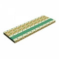 thumbnail image 1 of Colorful Bench Pad, Colorful Local Motif Pattern Print, HR Foam Cushion with Decorative Fabric Cover, 45" x 15" x 2", Pistachio Green Orange, by Ambesonne, 1 of 3