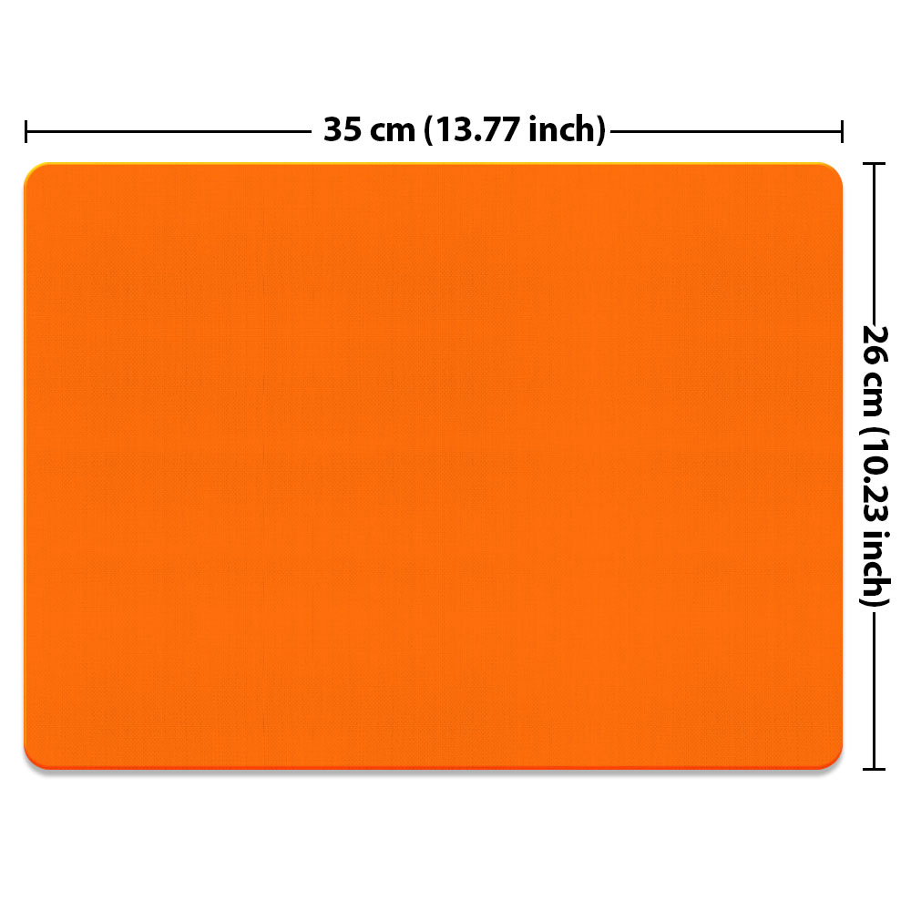 WIRESTER Super Size Rectangle Mouse Pad, Non-Slip X-Large Mouse Pad for Home, Office, and Gaming Desk - Solid Orange - image 2 of 5