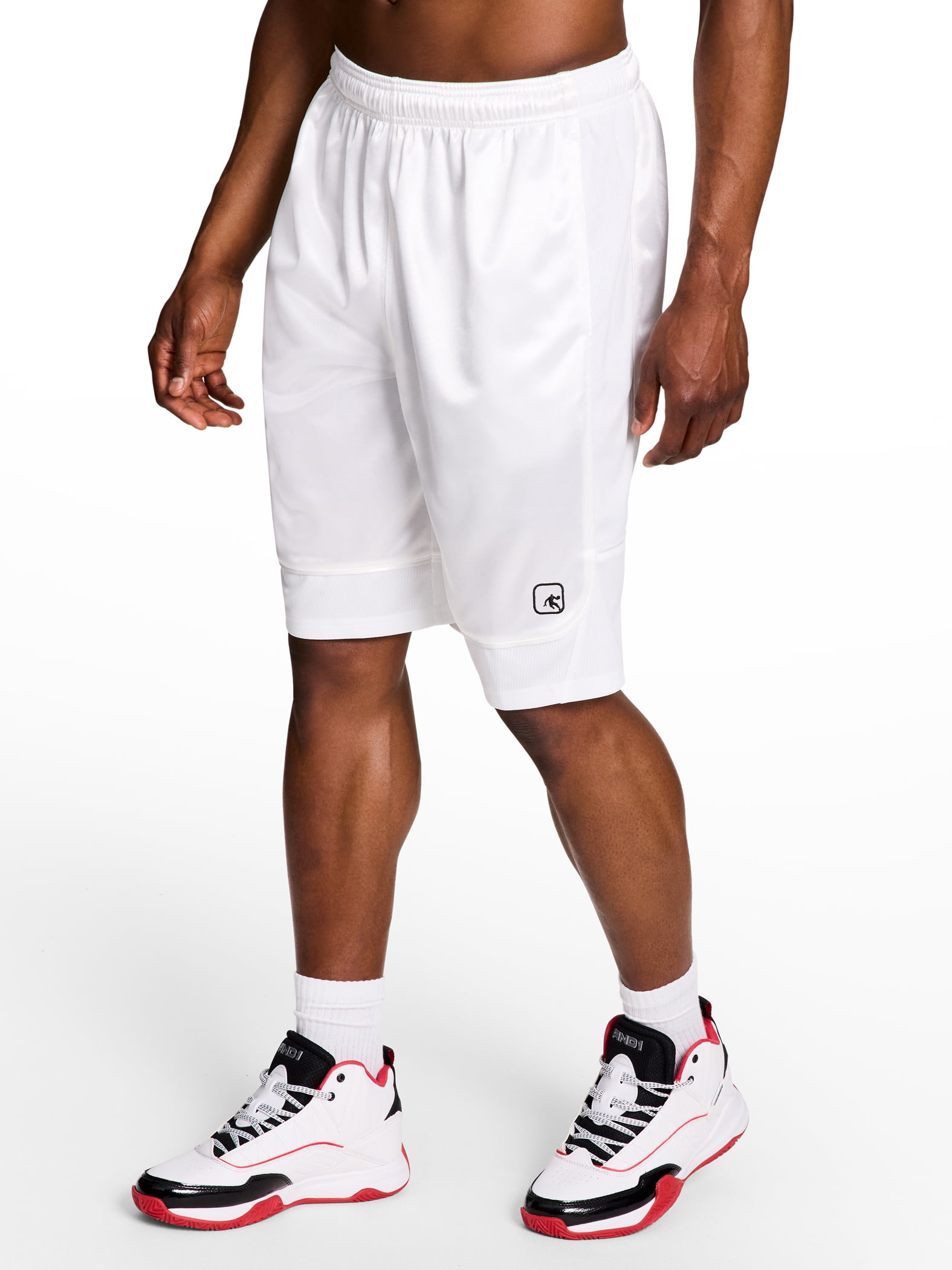 AND1 Men's and Big Men's All Court Short, 11" inseam, up to Size 5XL