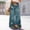 Blue, variant on Endives Women's Linen Pant High Waisted Wide Leg Pant Flower Printed Baggy Loose Pants Spring Summer Trendy Purple