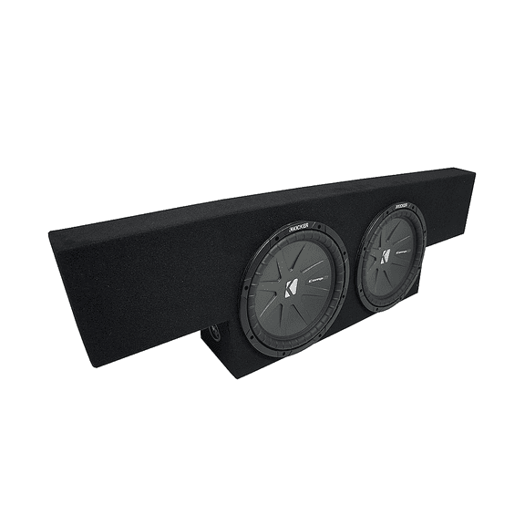 01-06 Chevy Silverado Non-HD Crew Truck Kicker CompR CWR10 Dual 10" Sub Box