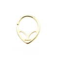 thumbnail image 2 of Alien Bendable Hoop Rings For Nose Septum Ear Cartilage, Daith made of Surgical, 2 of 8
