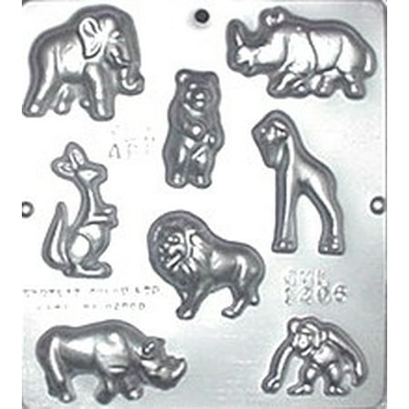- 1206 Assorted Animals Chocolate Candy Mold