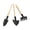 A, variant on fuxzkrlz 3Pcs/Set Small Gardening Tools Wood Handle Hand Shovel Rake Trowel Heavy Duty Metal Gardening Hand Tools for Balcony Succulents Flower Pots Planting