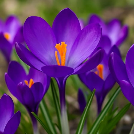 Ruby Giant Crocus Bulbs for Planting - Perennial Garden Flowers (10 Bulbs)