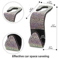thumbnail image 4 of Gancho de almacenamiento multifuncional para coche, creativo, con forma de diamante, oculto, para respaldo de asiento de coche, para mujer, 4 of 6