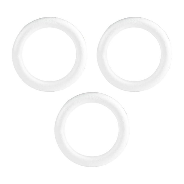 Anillos de espuma para coronas, círculos de espuma, arreglos florales, forma de corona para fiestas y festividades. 300MM