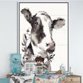 thumbnail image 3 of Cow Portrait Country Life - Wildlife Framed Canvas, 3 of 3