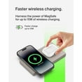 thumbnail image 2 of Belkin MagSafe-Compatible 2-in-1 Wireless Charger 15W, Fast Charging Station for iPhone 16, 15, 14, 13 Series, AirPods, and More - Dual Device Charging Pad - Sand, 2 of 7
