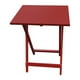 thumbnail image 2 of Mesa Plegable Hogare de Madera Roja, 2 of 7