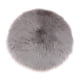 thumbnail image 5 of Almohadillas de piel sintética esponjosas con hebillas, cojines redondos de Gris 40cm, 5 of 9