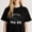 Black-2, variant on Pastel Floral Graphic for Preschool Staff Dream Team Themed Casual Tee print T Shirt