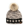 thumbnail image 4 of CC Fire Cozy Buffalo Plaid Beanie, 4 of 16
