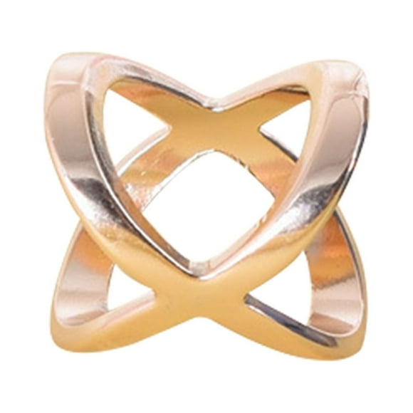 TopLLC Jewelry Tools X-shaped Scarf Buckle Three-ring Scarf Buckle Scarf Accessories Scarf buckle
