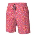 thumbnail image 4 of Vsdgher Colorful Sprinkles Donuts Men's Beach Shorts, Surfing shorts, Swim trunks, Quick Dry Swim Trunks for Surfing Beach Fun -Small, 4 of 6