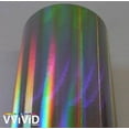thumbnail image 2 of Black Holographic Chrome Vinyl Tile Sticker Architectural Vinyl Adhesive Decal Decor Film Car Wrap VViViD, 2 of 5