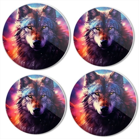 

Bahomeck Gas Stove Burner Cover Set Of 4 Beautiful Wolf With Glowing Eyes Metal Electric Stove Burner Covers Protecting Gas Stoves Kitchen Decor，8 Inch And 10 Inch