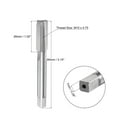thumbnail image 2 of Unique Bargains M10 x 0.75 Left Hand High Speed Steel Machine 3 Straight Flutes Thread Tap, 2 of 6