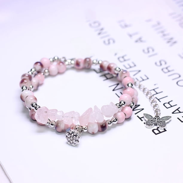 Accesorios envueltos doble estilo étnico pulsera de cerámica pulsera de cuentas mujer alto sentido