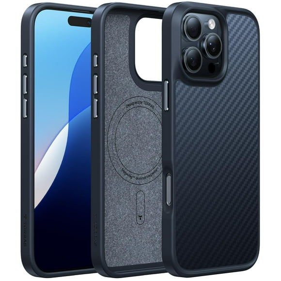 Funda para teléfono TORRAS, magnética mejorada, a prueba de golpes, iPhone 16 Pro