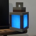 thumbnail image 3 of XMMSWDLA 16-Color Pixelated Lantern Night Light - Rechargeable LED Mood Lamp with Touch Switch & Remote Control, Mountable Wall/Table Light , Boys' Room Decor (Excluding chains and brackets）, 3 of 9