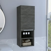 Cfowner Wall Bathroom Cabinet with 2 Shelf & Doors, Wall Mount Medicine Cabinet for Bathroom, Over The Toilet Space Saver Storage Cabinet