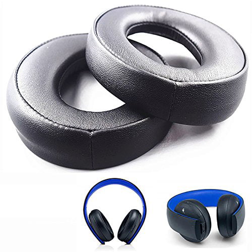 2pcs Replacement Ear Cup Pads Cushion for Sony Wireless PS3 PS4 Headset 