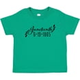 thumbnail image 3 of Inktastic Juneteenth 6-19-1865 Boys or Girls Baby T-Shirt, 3 of 5