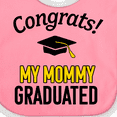 thumbnail image 4 of Inktastic Congrats My Mommy Graduated with Cap Boys or Girls Baby Bib, 4 of 4