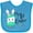Turquoise, variant on Inktastic My First Easter Bunny in an Egg Boys or Girls Baby Bib