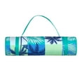 Mainstays RollUp Beach Mat, Palm Check