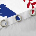 thumbnail image 4 of Erosebridal Ball Games Black Out Curtains For Kids Boys,Baseball Sport Gamer Curtains Pack of 2 (42x63 Each), 4 of 7