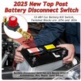thumbnail image 4 of Battery Cut Off Switch, Quick Direct Fit, 250 Amps, 12 - 48 Volts, ABS Plastic Housing, 4 of 8