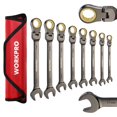 thumbnail image 1 of Juego de llaves WORKPRO Flex-Head Tracheting de 9 a 17 mm, 8 piezas, 1 of 9
