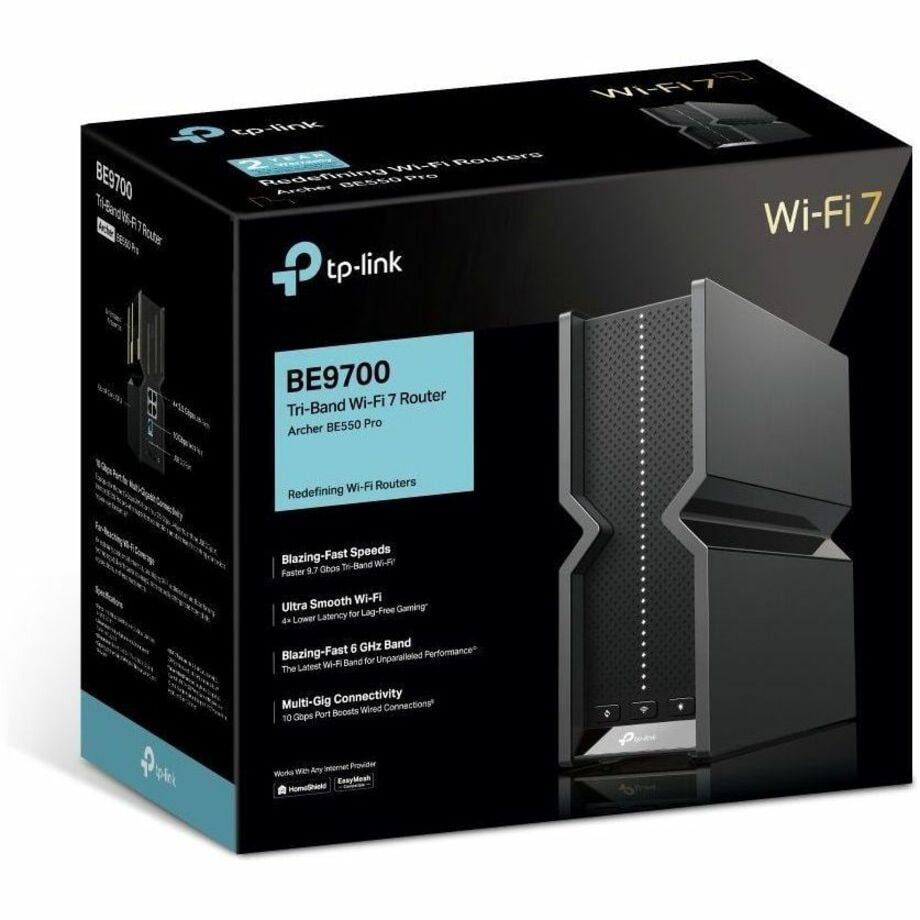 TP-Link Archer BE550 Wi-Fi 7 ルーター TP-Link Archer BE550 Pro Wi-Fi 7 IEEE 802.11be Ethernet Wireless