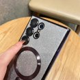 thumbnail image 5 of Glitter Luxury Magnetic Woman Case For Magsafe For Samsung Galaxy S24 S23 S22 Ultra Plus Accessories Wireless Charging Cover, 5 of 5